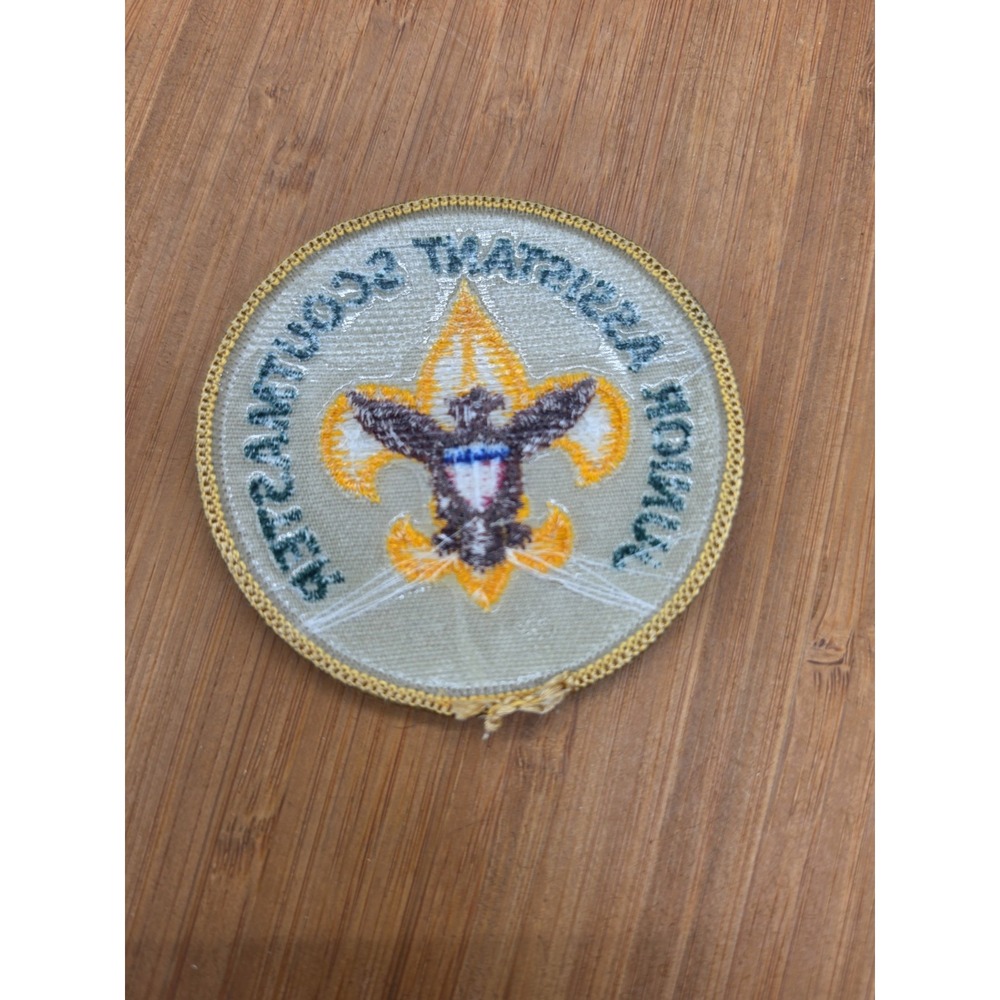 Vintage Boy Scouts Of America Junior Assistant Scoutmaster Patch BSA - Picture 2 of 3